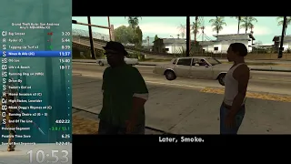 Grand Theft Auto: San Andreas Any% MDvMMw/CE Speedrun in 3:48:02