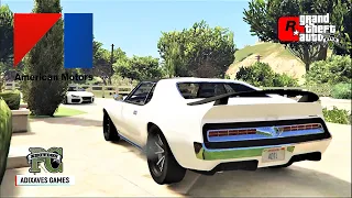 AMC Javelin Ringbrothers Defiant 1972 | GTA V Real Life Mods | Vehicle TestDrive | Gameplay @ 60FPS