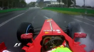 F1 2013 Australia Qualifying Massa Crashes