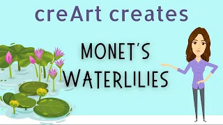 creArt creates Monet's Waterlilies | Easy Kids Painting
