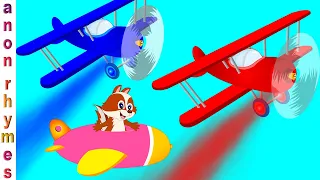 Color Song For Children | Airplane | Nursery Rhymes & Kids Songs | Educational Songs For Kids