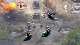 Here's how Ukrainian drones FPV Wipe Out entire Russian convoy with grenade a pound