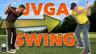 Trying The Jim Venetos Golf Swing - Is Staying Still and Closed The Key To Good Golf?