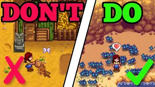 12 Do'S AND Don'ts In Stardew Valley
