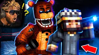 Working The NIGHT SHIFT at a FNAF Store in Minecraft… *SCARY* (Saint Ender City) [3]