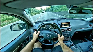 Mercedes Benz C200 CDI W204 136PS (2007) | POV Test Drive Onboard