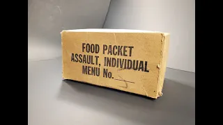 1955 FPA Food Packet Individual C Ration Vintage MRE Review Meal Ready to Eat Tasting Test