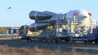 Космодром Восточный. Вывоз РН «Союз-2.1а»