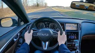 2023 Infiniti Q50 Sensory - POV Test Drive (Binaural Audio)