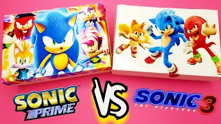 Collection Unboxing Sonic 3 The Hedgehog Box Surprise  Tails Knuckles ASMR  no talking Mystery box