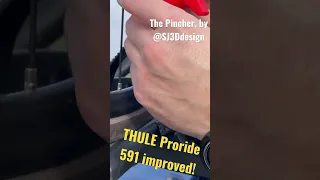 Improved fit and less movement on your Thule Proride 591 & T2. SJ3Ddesign.com