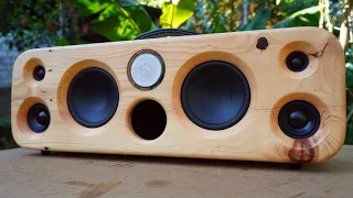 DIY Bluetooth Speaker Using Pallet Wood V2