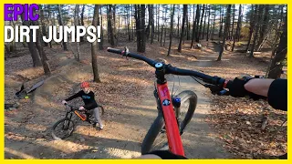 Riding an Awesome Secret Dirt Jump Spot!