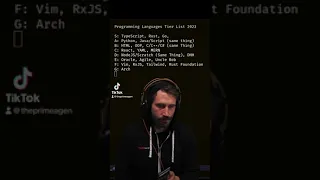 PROGRAMMING LANGUAGE TIER LIST 2023 #programming #webdevelopment #webdeveloper #softwareengineer