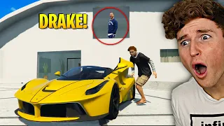 I STOLE Drake's Ferarri In GTA 5..