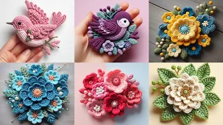 Amazing Crochet Brooch Ideas _New and Unique Crochet pattern ideas