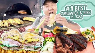 #1 BEST Sandwich, BBQ Ribs & Frito Chip MOUNTAIN in Texas is in a TINY Desert Town