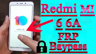 Redmi Mi 6 6A Frp Bypass Without Pc Latest Trick Mi Redmi 6 6A Google Account Remove