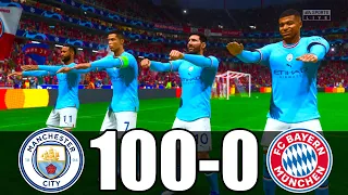 FIFA 23 | RONALDO, MESSI, MBAPPE, NEYMAR, ALL STARS | MANCHESTER CITY 100 - 0 BAYERN MUNCHEN