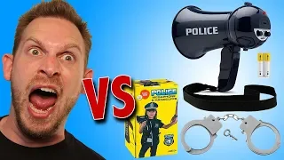 Police Megaphone and Handcuffs Unboxing