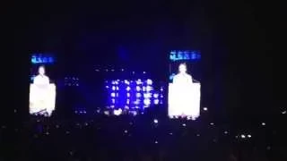 Paul McCartney preforms "Hey Jude" at Lollapalooza 2015 in Chicago IL on July 31