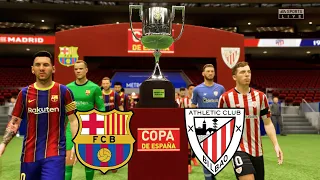 FIFA 21 - Barcelona vs Athletic Club - Copa Del Rey Final 2021 - Gameplay & Full match | Prediction