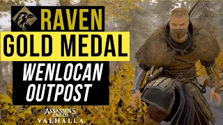 🥇 EASY STEALTH GOLD - Wenlocan Outpost Trial of the RAVEN - Mastery Challenge Tips | AC Valhalla