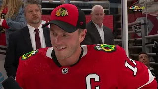 'I love you, Chicago!' - Jonathan Toews bids farewell in final game | NHL on ESPN