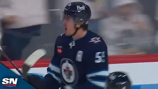 Mark Scheifele Chips Puck In With One Hand On Stick For Nifty Goal