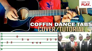 Coffin Dance Cover | Guitar Lesson | Acoustic Version | Tabs | Tutorial |How to Play #music