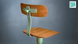 Making an Industrial Machinist's Chair  - Vintage Style with Homemade Plywood