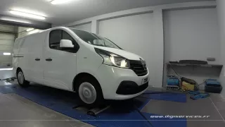 Renault Trafic 1.6 dci 140cv Reprogrammation Moteur @ 173cv Digiservices Paris 77 Dyno