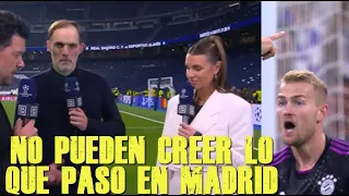 PRENSA ALEMANA FURIOSA NO LO PUEDE CREER REAL MADRID 2 VS BAYERN MUNICH 1 CHAMPIONS