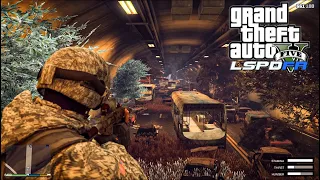 GTA5 Zombie Mod LSPDFR | Military Patrol | Tamil Gameplay |