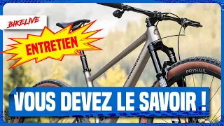 Les points essentiels d’entretien que vous devez connaître sur votre VTT