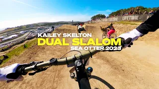 GoPro: Kailey Skelton Dual Slalom RAW POV Run - Sea Otter Classic 2023