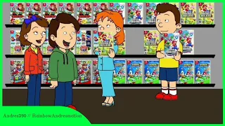 Caillou and Rosie Behaves At Gamestop/Ungrounded