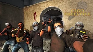 Guy doing freestyle rap in CSGO surf server