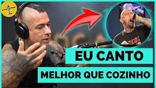 FOGAÇA REVELA:  E CANTO MELHOE QUE COZINHO. EU SOU ROQUEIRO ANTES DE SER COZINHEIRO.