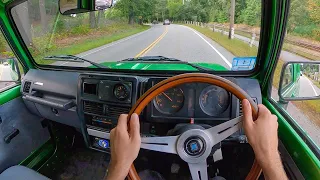 1994 Suzuki Jimny - POV Test Drive by Tedward (Binaural Audio)