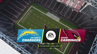 Chargers vs Cardinals Week 12 Simulation