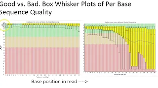 FastQC tool for read data quality eval