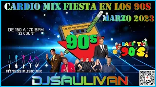 CARDIO MIX FITNESS  FIESTA DE LOS 90S 🥳 DEMO - DJ SAULIVAN Ponte en forma mientras bailas