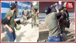 Khabardaar: CRPF Jawan Being Kicked By Civilian In Kashmir Is Going Viral