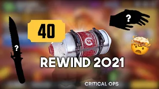 Opening 40 Rewind 2021 cases! - Critical Ops 1.23.0 | Case Opening