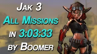 Jak 3 All Missions Speedrun in 3:03:33 (Original PS2)