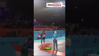 Bajrang Punia Gold Medal winning moment In 65 Kg Wrestling #bajrangpuniya #cwg2022 #cheer4india