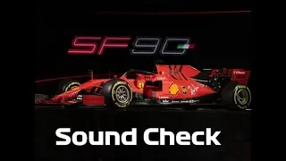 Scuderia Ferrari Sound Check - F1 testing Charles Leclerc