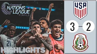 USMNT vs Mexico Highlights - CONCACAF Nations League Final