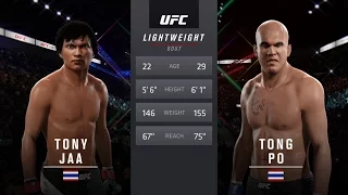 Tony Jaa Vs Tong Po EA Sports UFC 2